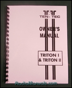 Tentec Triton I and II Operating Manual - Click Image to Close